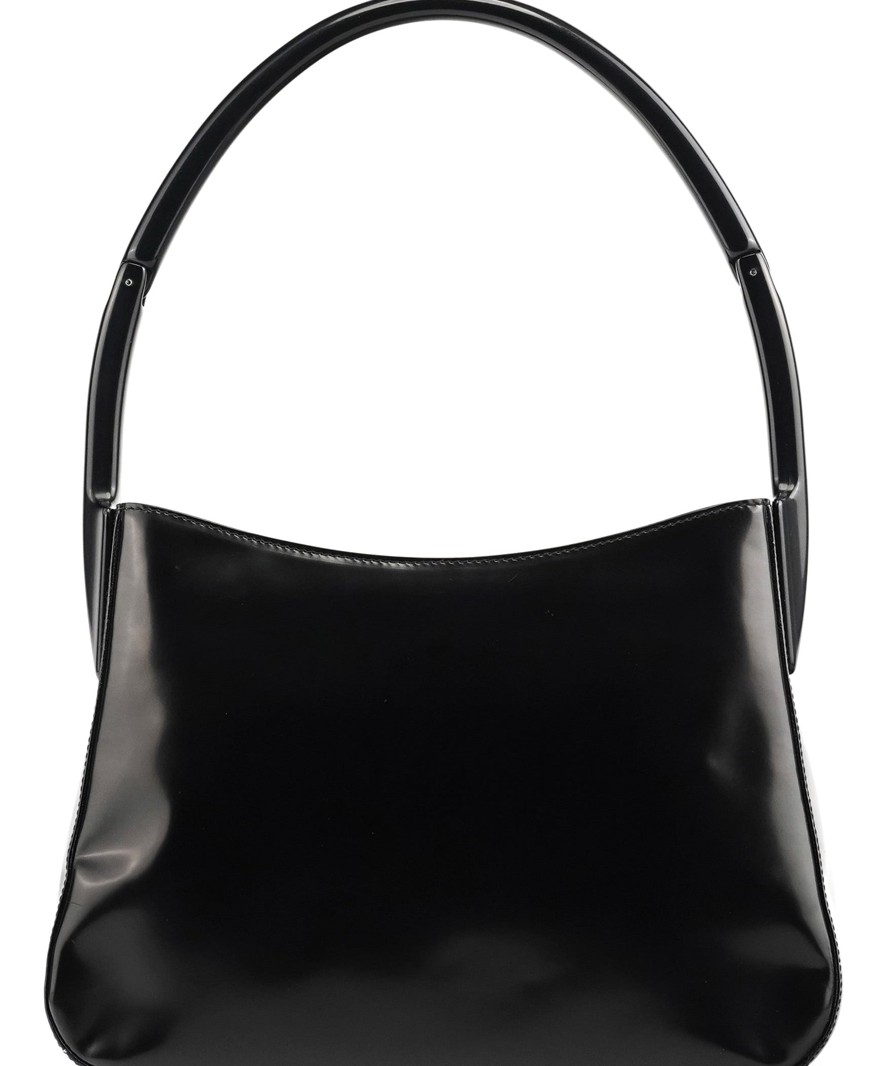 Prada 1998 Black Spazzolato Sport Hobo Shoulder Bag