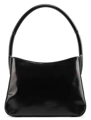 Prada 1998 Black Spazzolato Sport Hobo Shoulder Bag