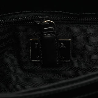 Prada 1998 Black Spazzolato Sport Shoulder Bag