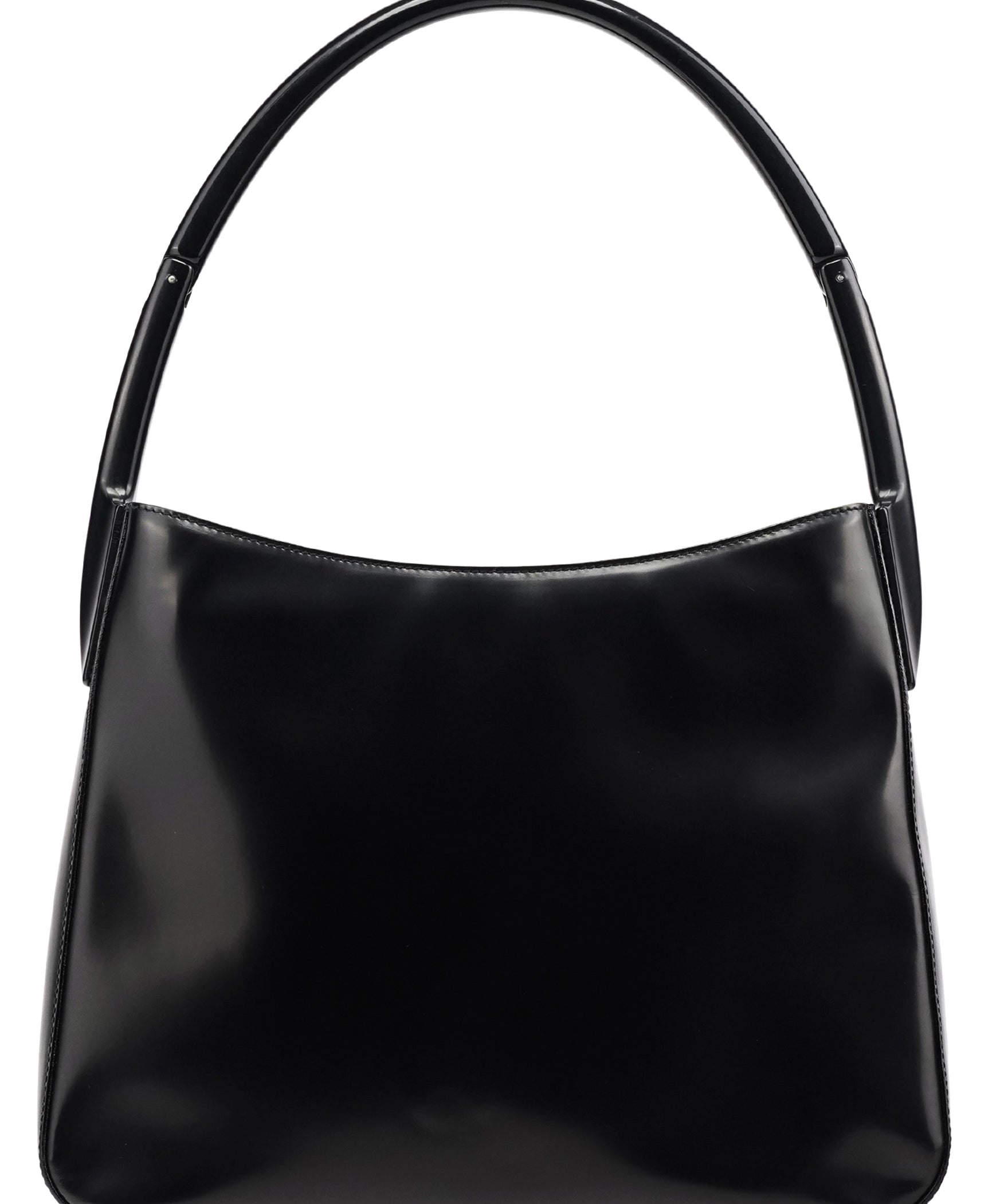 Prada 1998 Black Spazzolato Sport Shoulder Bag