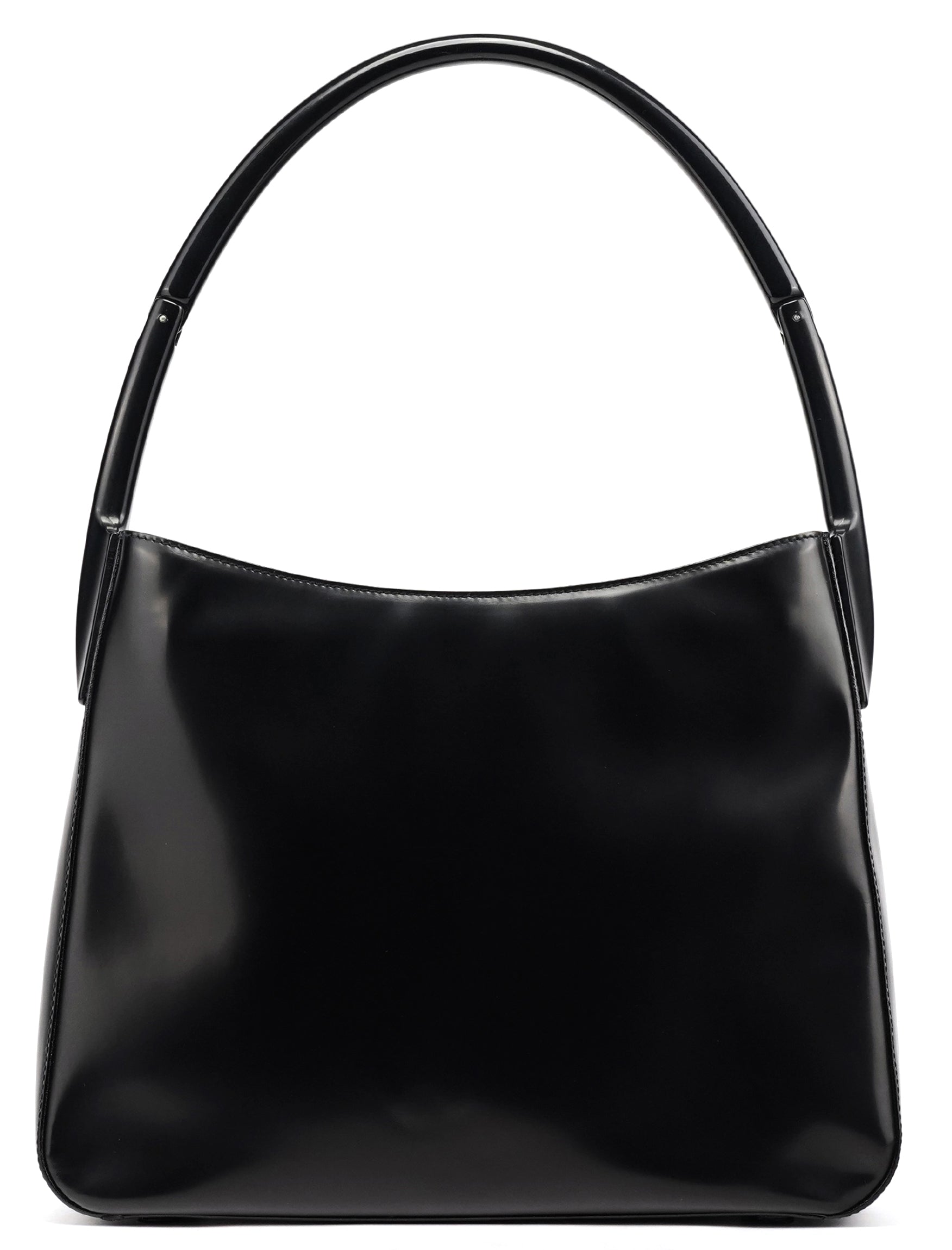 Prada 1998 Black Spazzolato Sport Shoulder Bag