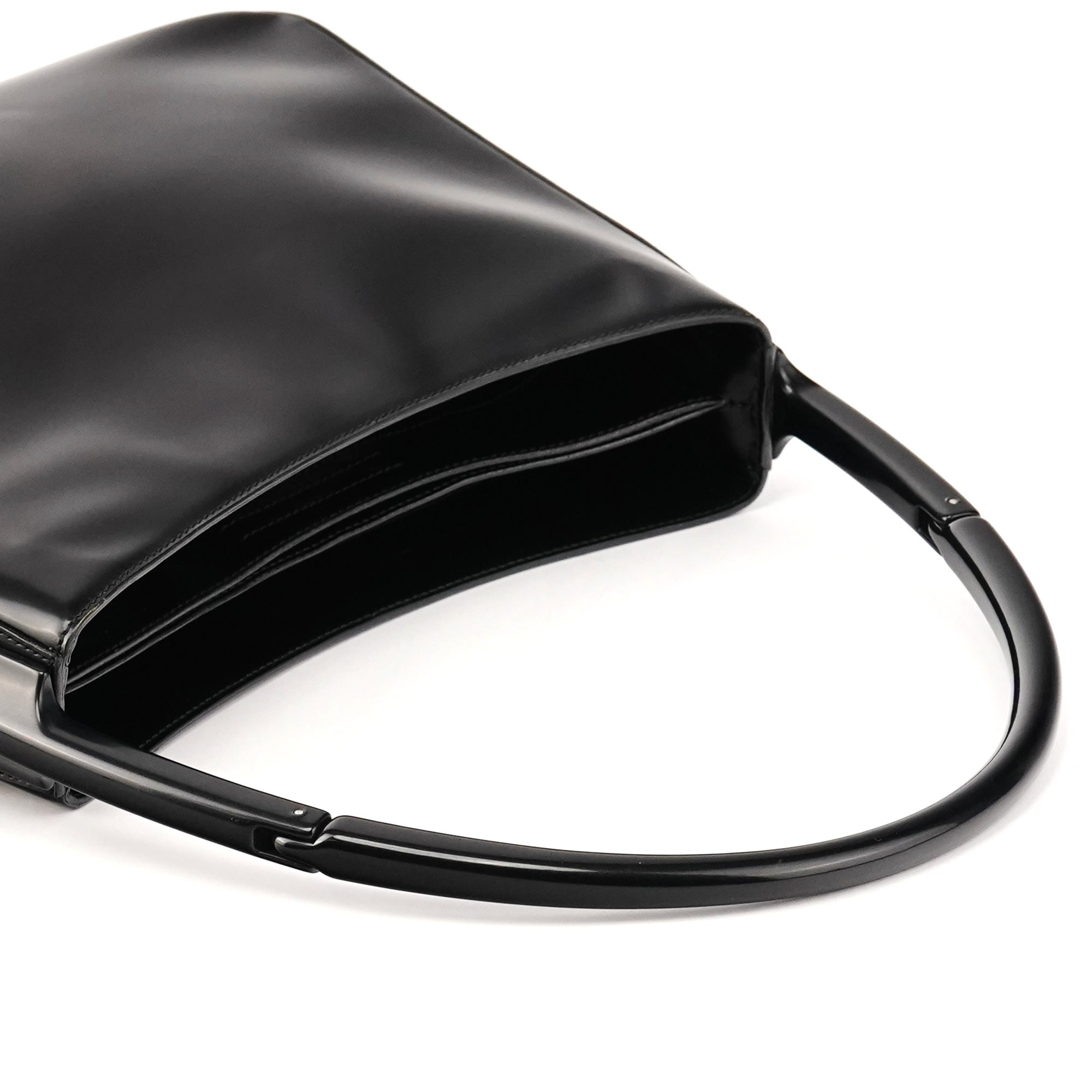 Prada 1998 Black Spazzolato Sport Shoulder Bag