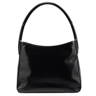 Prada 1998 Black Spazzolato Sport Shoulder Bag