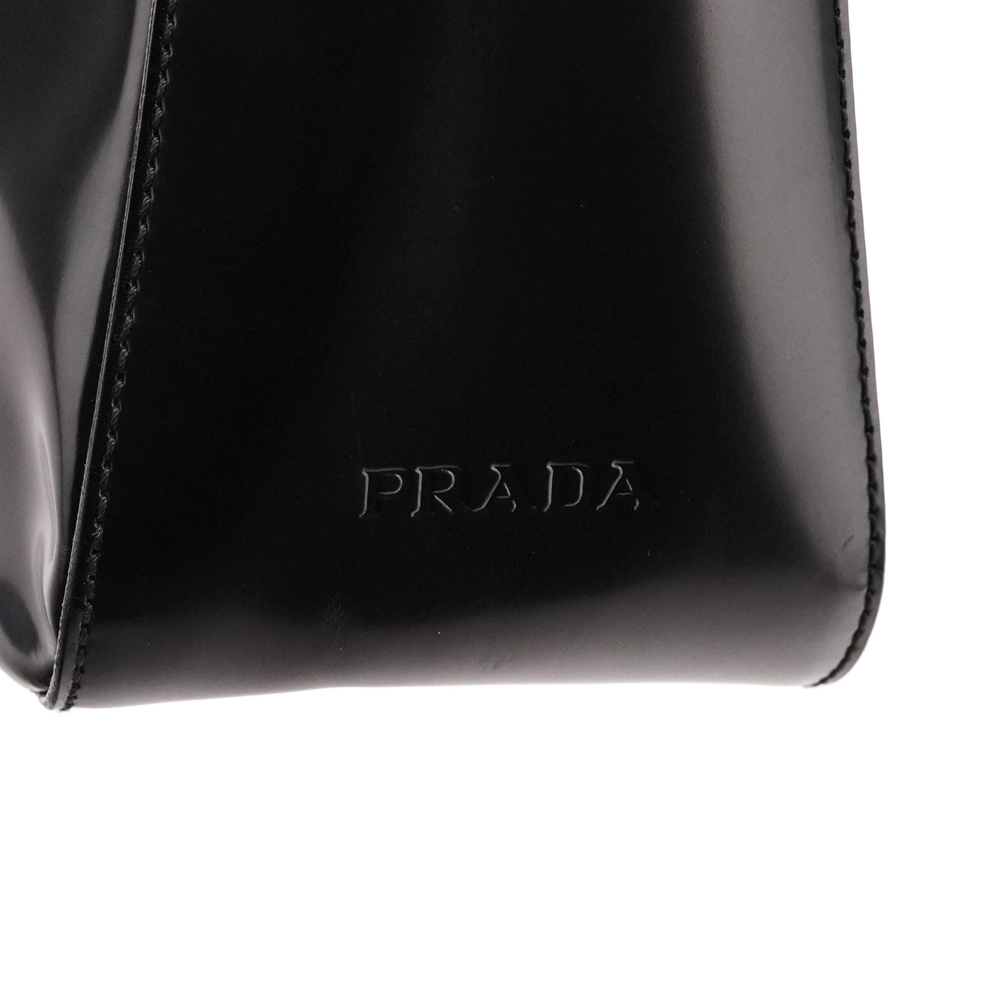 Prada 1998 Black Spazzolato Sport Shoulder Bag