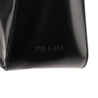 Prada 1998 Black Spazzolato Sport Shoulder Bag