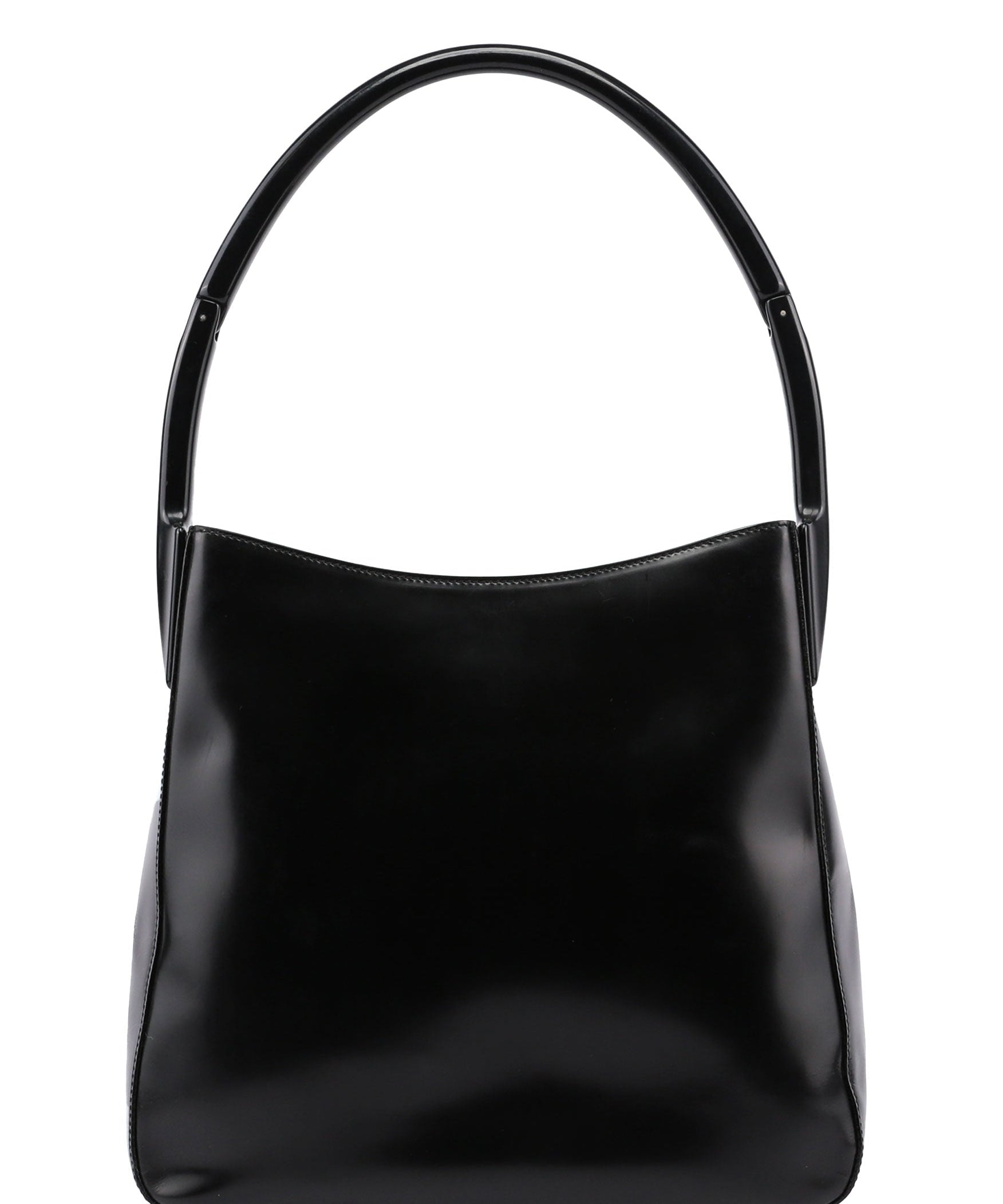 Prada 1998 Black Spazzolato Sport Shoulder Bag