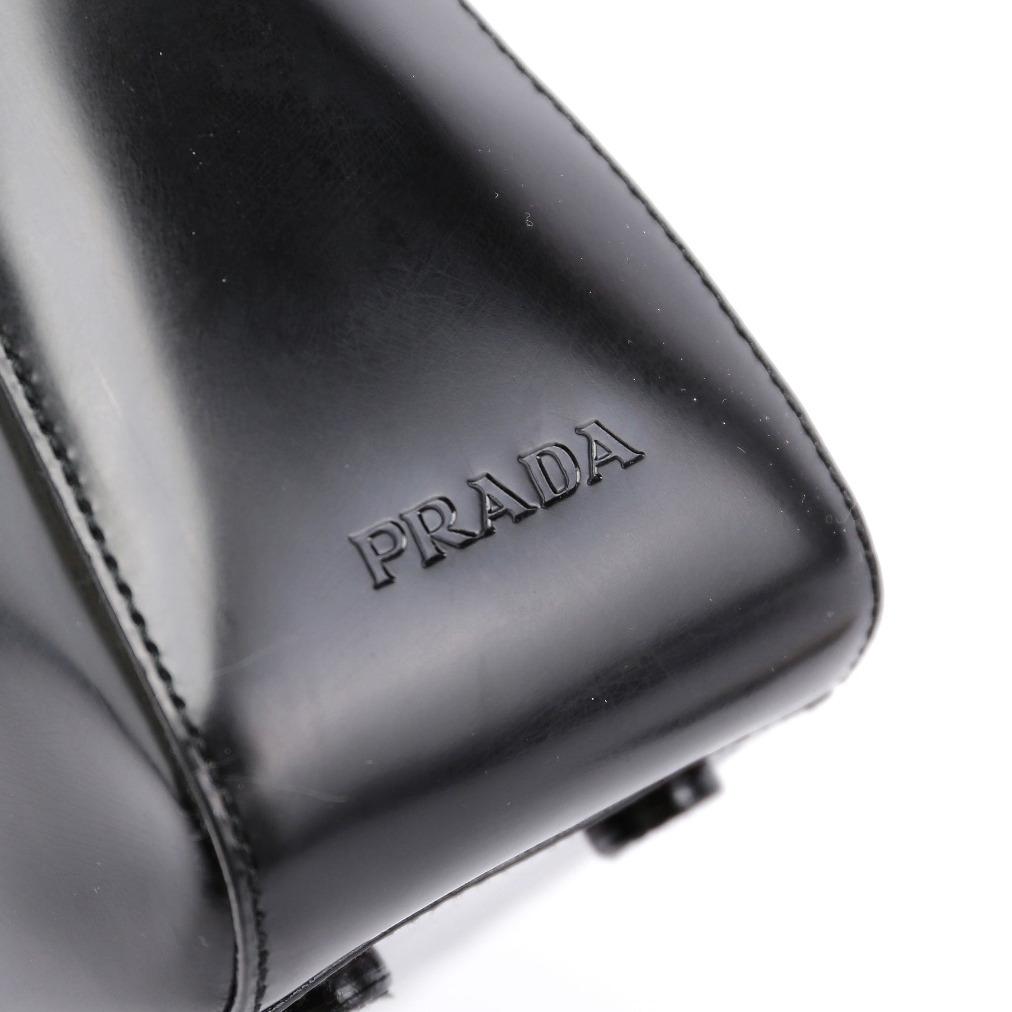 Prada 1998 Black Spazzolato Sport Shoulder Bag