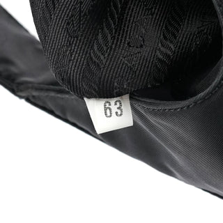 Prada 1998 Black Tessuto Asim Shoulder Bag