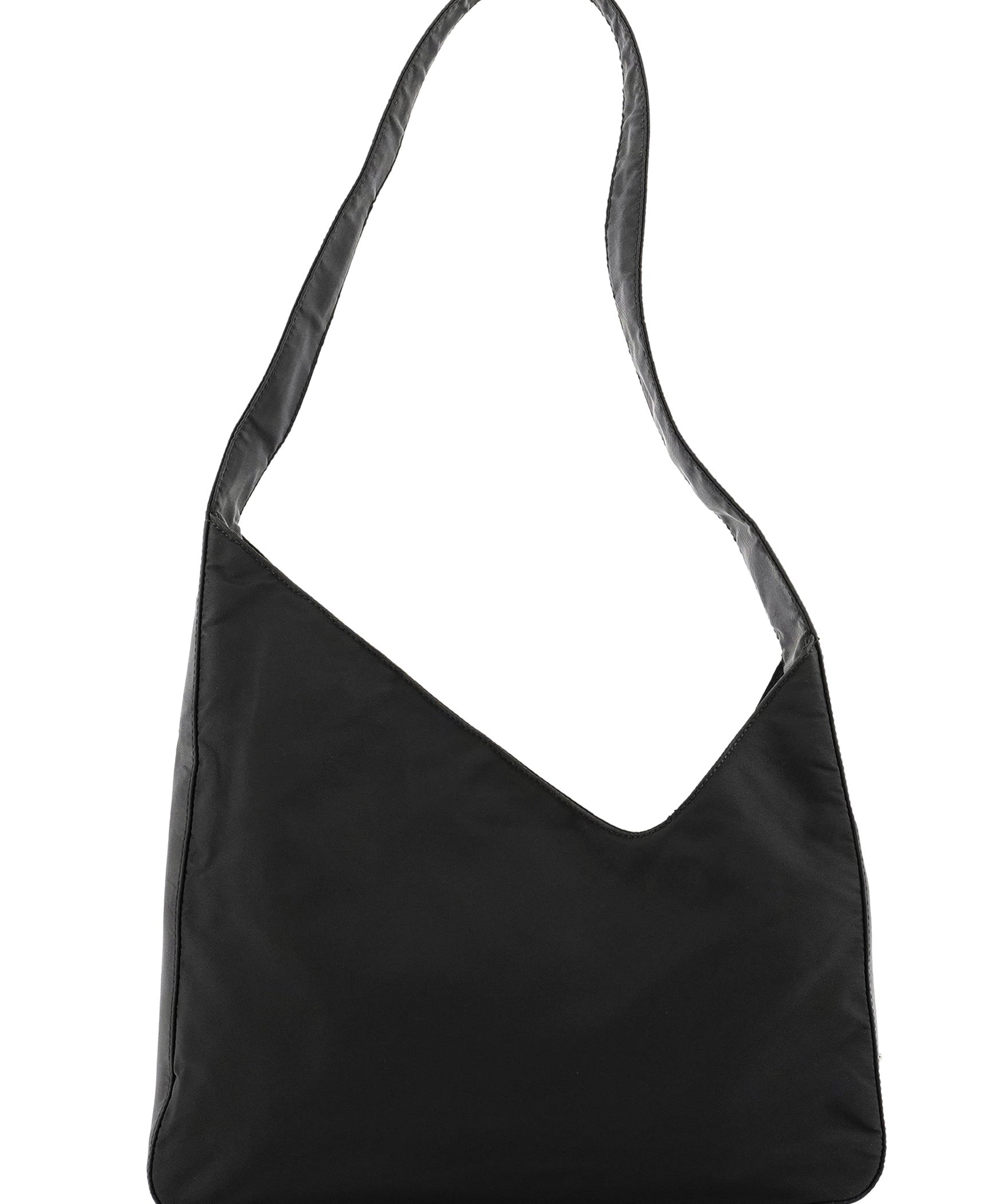 Prada 1998 Black Tessuto Asim Shoulder Bag