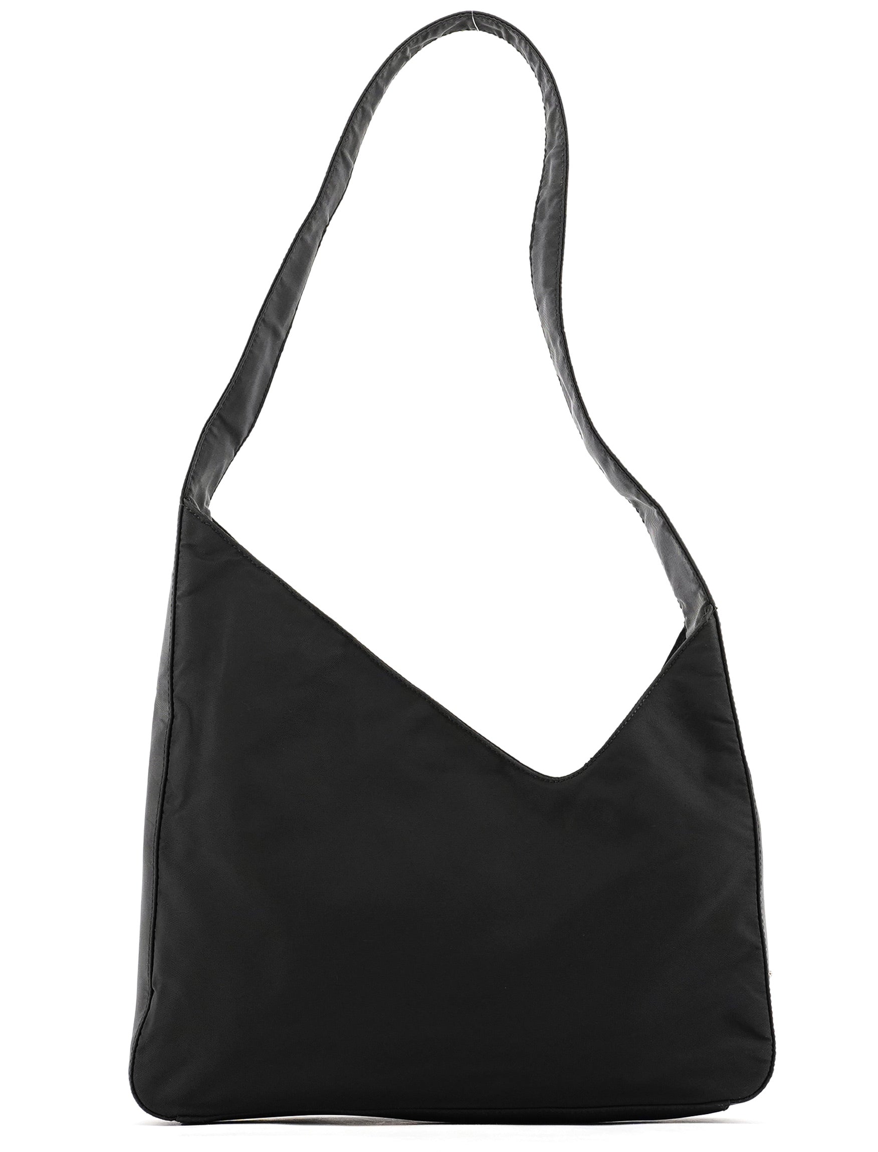 Prada 1998 Schultertasche Tessuto Asim aus schwarzem Nylon