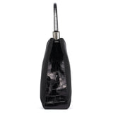 Prada 1998 Black Tessuto Cocco Metallo Shoulder Bag