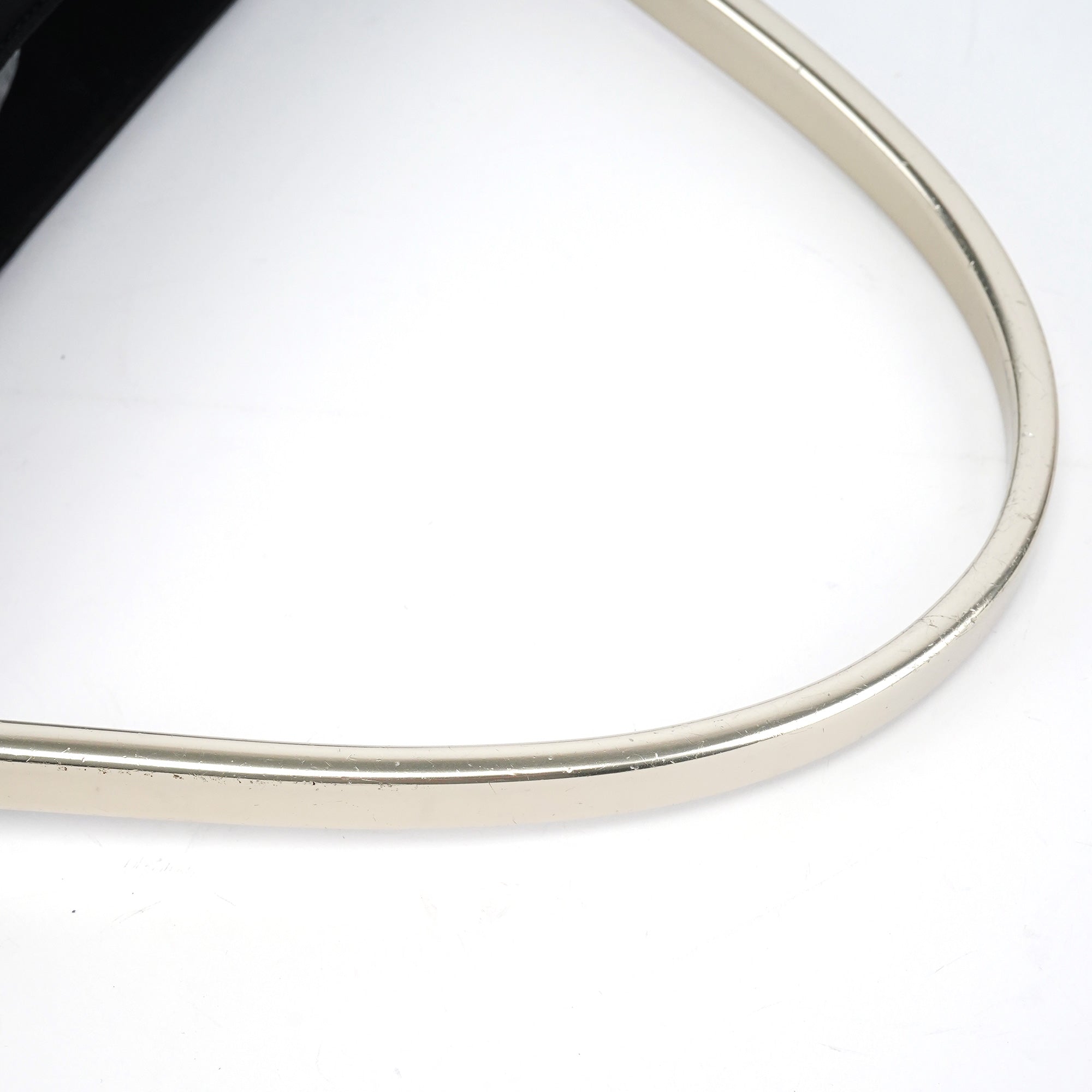 Prada 1998 Black Tessuto Metal Shoulder Bag