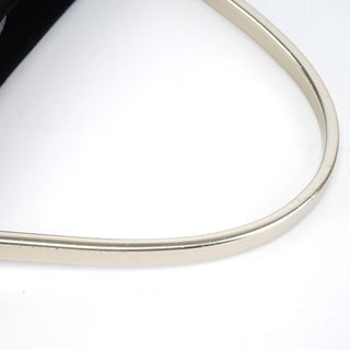 Prada 1998 Black Tessuto Metal Shoulder Bag