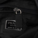 Prada 1998 Black Tessuto Metal Shoulder Bag