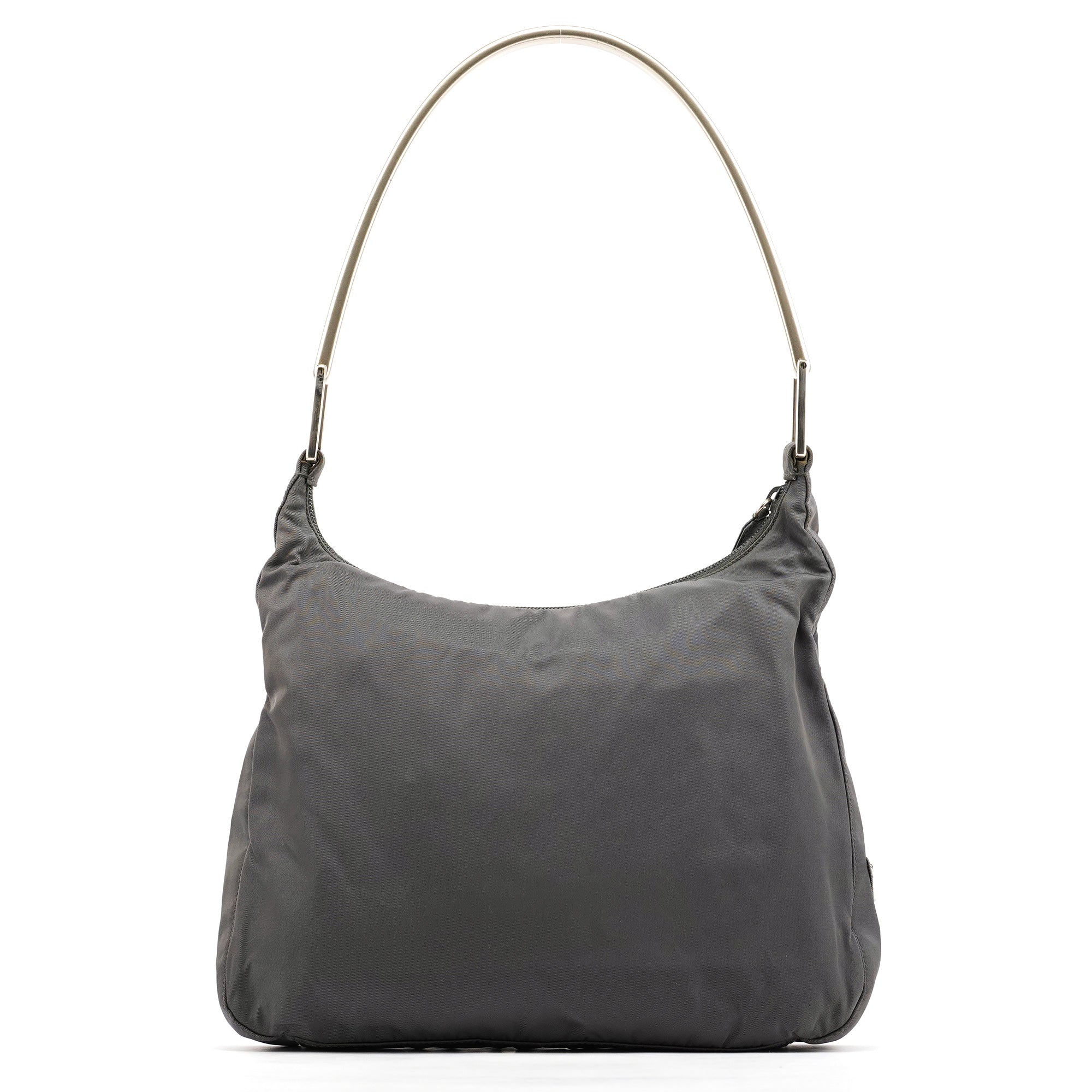 Prada 1998 Black Tessuto Metallo Nylon Shoulder Bag – Rediscover