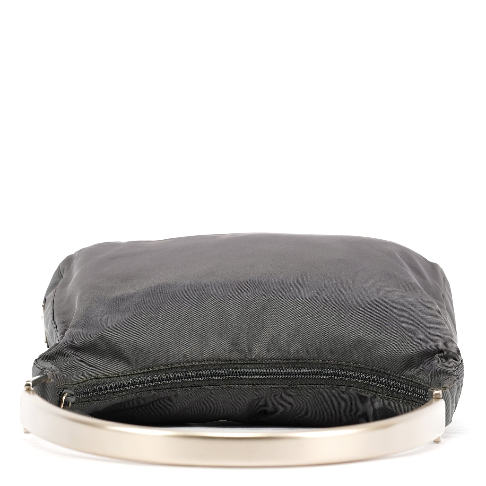 Prada 1998 Black Tessuto Metallo Nylon Shoulder Bag – Rediscover