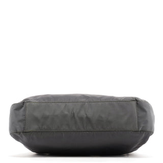 Prada 1998 Black Tessuto Metallo Nylon Shoulder Bag