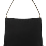 Prada 1998 Black Tessuto Metallo Shoulder Bag