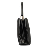 Prada 1998 Black Tessuto Metallo Shoulder Bag
