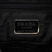 Prada 1998 Black Tessuto Metallo Shoulder Bag