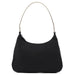 Prada 1998 Black Tessuto Metallo Shoulder Bag