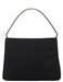 Prada 1998 Black Tessuto Metallo Shoulder Bag