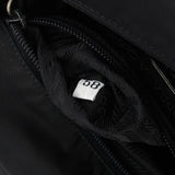 Prada 1998 Sac porté épaule Tessuto en nylon noir à chaîne en plastique