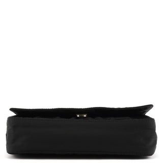 Prada 1998 Black Tessuto Plastic Chain Shoulder Bag