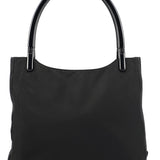 Prada 1998 Black Tessuto Plastic Tote