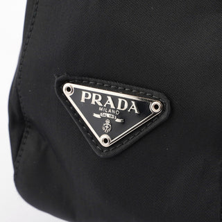 Prada 1998 Black Tessuto Plastic Tote