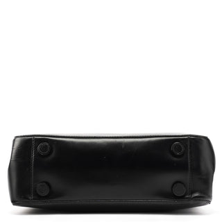 Prada 1998 Black Vitello Metallo Shoulder Bag