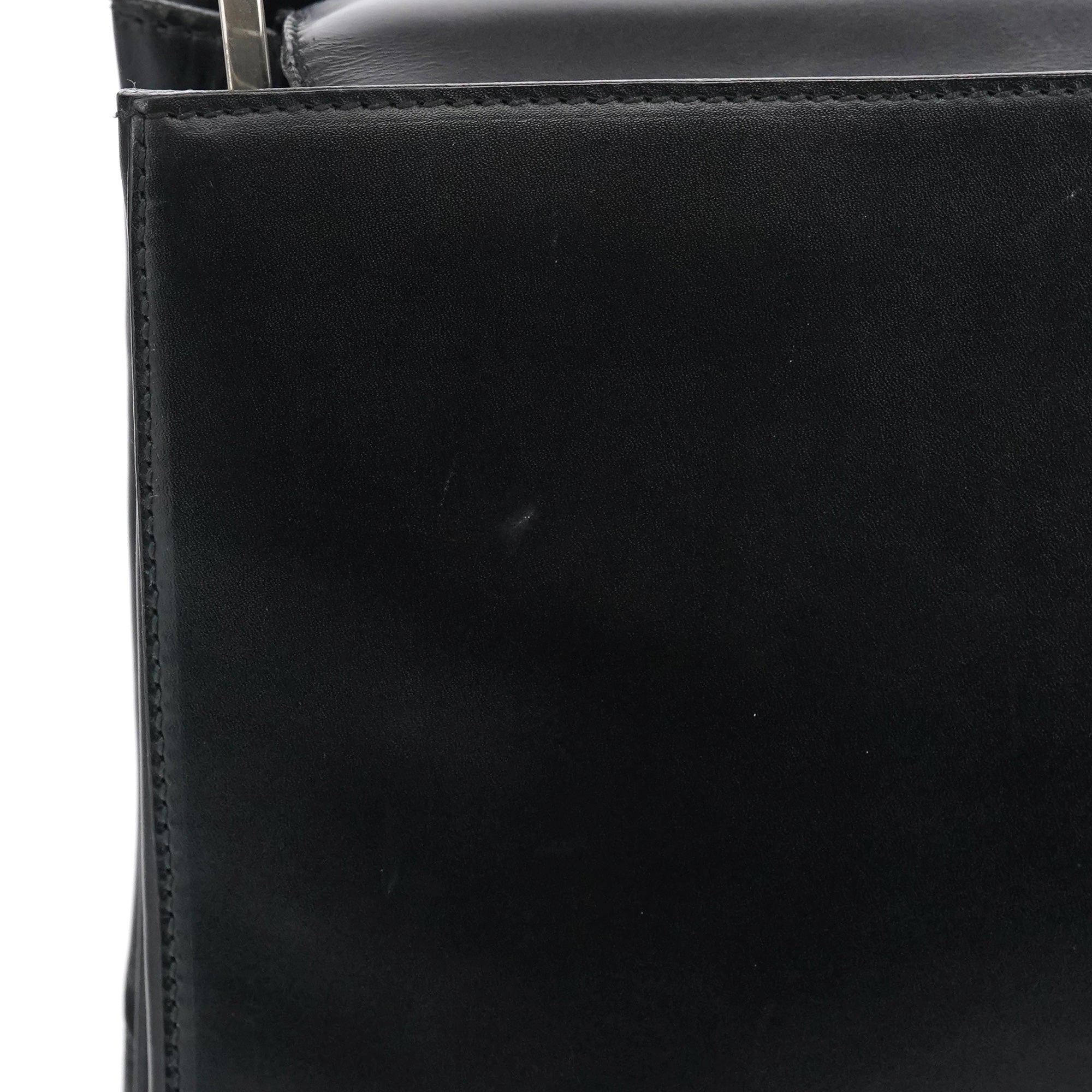 Prada 1998 Black Vitello Metallo Shoulder Bag