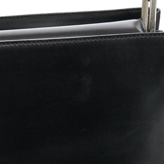 Prada 1998 Black Vitello Metallo Shoulder Bag