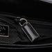 Prada 1998 Black Vitello Metallo Shoulder Bag