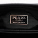 Prada 1998 Black Vitello Metallo Shoulder Bag