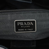 Prada 1998 Black Vitello Shoulder Bag