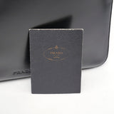 Prada 1998 Black Vitello Shoulder Bag