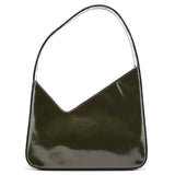 Prada 1998 Green Patent Leather Asim Shoulder Bag