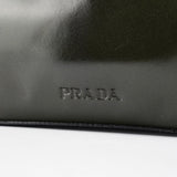 Prada 1998 Green Patent Leather Asim Shoulder Bag