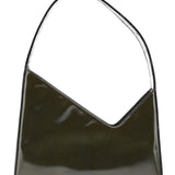 Prada 1998 Green Patent Leather Asim Shoulder Bag