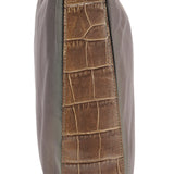 Prada 1998 Green Tessuto Cocco Metal Shoulder Bag
