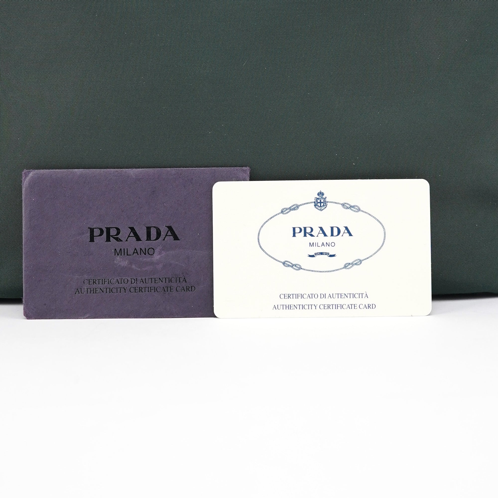 Prada 1998 Green Tessuto Plastic Shoulder Bag