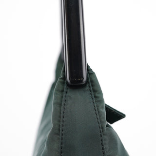 Prada 1998 Green Tessuto Plastic Shoulder Bag