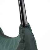 Prada 1998 Green Tessuto Plastic Shoulder Bag