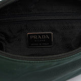 Prada 1998 Green Tessuto Plastic Shoulder Bag