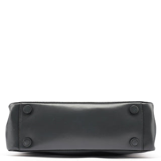 Prada 1998 Grey Vitello Metallo Shoulder Bag