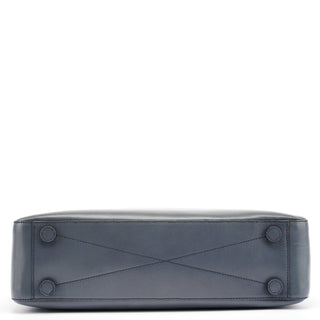 Prada 1998 Slate Grey Calfskin Leather Tote Bag