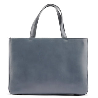 Prada 1998 Slate Grey Calfskin Leather Tote Bag
