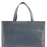 Prada 1998 Slate Grey Calfskin Leather Tote Bag