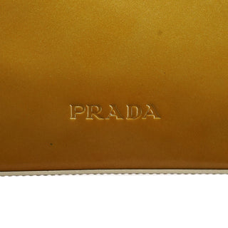Prada 1998 Yellow Patent Leather Asim Shoulder Bag
